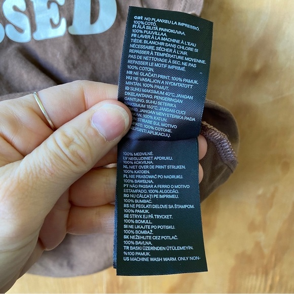 Divided Brown Obsessed Baby Sleeveless Tee - Picture 5 of 6